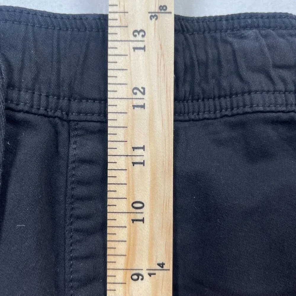 Military Cargo Pants Men's 2XL Black Big and Tall High Rise Drawstring‎